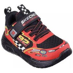 Baskets enfant Skechers BASKETS SKECH TRACKS ROUGE ET NOIR Rouge