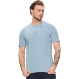 T-shirt Guess patch Bleu