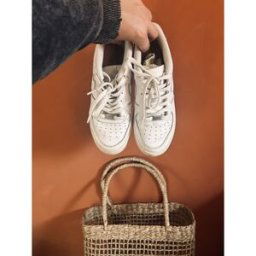 Baskets basses Nike Basket Nike air force one AF1 Blanc