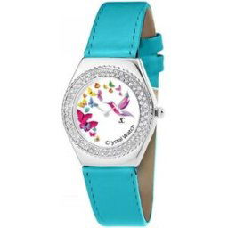Montre Sc Crystal MF316-PAPILLON-COLIBRI+BRACELET006 Bleu