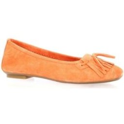Ballerines Reqin's Ballerines cuir velours abricot Orange
