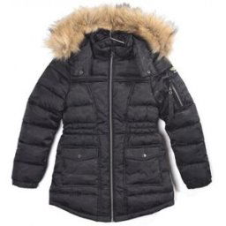 Doudounes enfants Kaporal Darcy Doudoune Fille Noir Noir