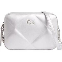 Sac Bandouliere Calvin Klein Jeans Sac bandouliere femme Ref 61822 Noir Argenté