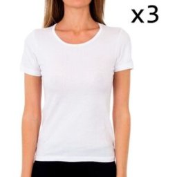 Maillots de corps Abanderado 4589-BLANCO Blanc