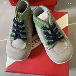 Boots enfant Kickers Chaussures bébé kikcers Gris