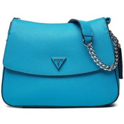 Sac Guess femme sac cordelia saffiano bleu océan Bleu