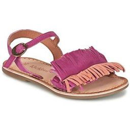 Sandales enfant Kickers DIXFROUFROU KID Rose