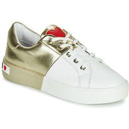 Baskets basses Love Moschino BI-COLOR SHOES Blanc