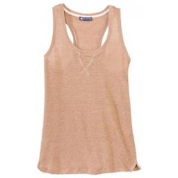 Blouses Petit Bateau Débardeur femme dos nageur en lin 32930 25 Marron Marron
