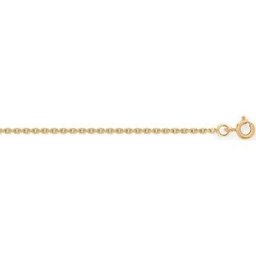 Collier Brillaxis Chaîne or jaune maille forçat 55cm 1.2 mm Jaune