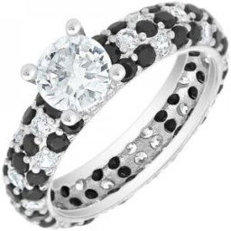 Bijoux Sc Crystal B2702-BLANC-7-54 Argenté