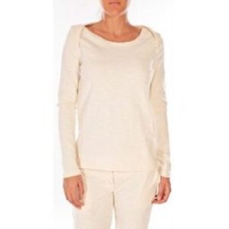 Sweat-shirt Petit Bateau Sweat Shirt en coton enflammé beige coquille Beige