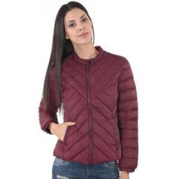 Doudounes Kaporal Doudoune Femme Samba Aubergine Rouge