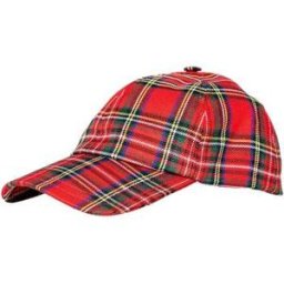 Casquette Harrington Casquette Harrington x Béton Ciré à carreaux écossais Rouge