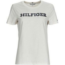 T-shirt Tommy Hilfiger REG MONOTYPE EMB C-NK SS Blanc