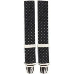 Ceinture Tony & Paul Bretelle 4 clips Quadrato Noir