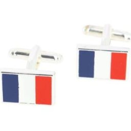 Boutons de manchettes Tony & Paul Boutons de manchette Drapeau de France France Multicolore