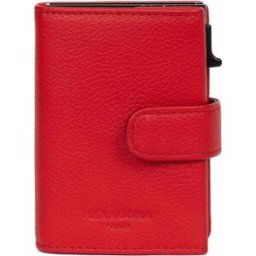 Portefeuille Hexagona Boitier porte cartes Ref 63433 Fraise 9.5*7*2.2 cm Rouge