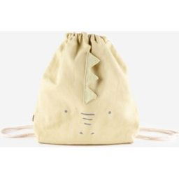 Sac V Things SAC À DOS À CORDES COTON ECO MOTIF ANIMALIER Jaune
