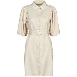 Robe courte Betty London CELLA Beige