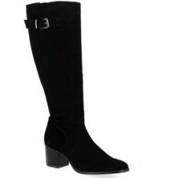 Bottes Vidi Studio Bottes cuir velours Noir