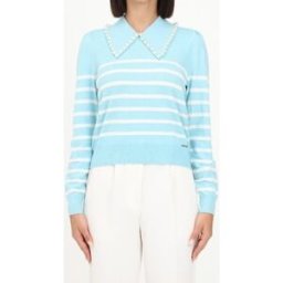 Pull Liu Jo WF2058MA75L Bleu