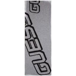 Echarpe Guess All over logo jacquard Gris