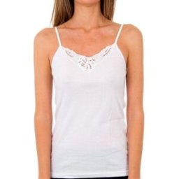 Maillots de corps Abanderado 4754-BLANCO Blanc