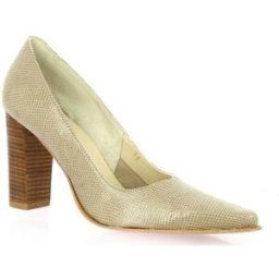 Chaussures escarpins Vidi Studio Escarpins cuir serpent Beige