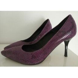 Chaussures escarpins éram Escarpins violet talons 8 cm T.39 tout cuir, en très bon état Violet