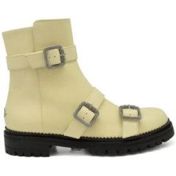 Bottes Jimmy Choo Bottines Hank Flat Beige