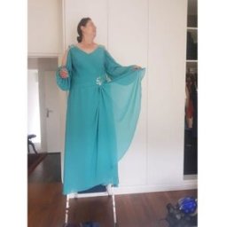 Robe Autre Robe longue de soirée Bleu