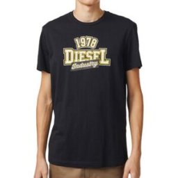 T-shirt Diesel A03365-0GRAI Noir