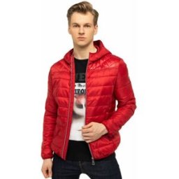 Doudounes Guess Logo triangle classic Rouge