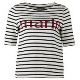 T-shirt Petit Bateau Tee-shirt Marinière 1078949240 Blanc Blanc