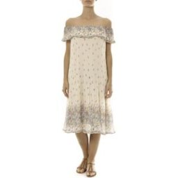 Robe By La Vitrine Robe Beige Care of you Imprimée Fleurs F50134 Beige
