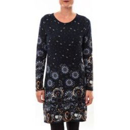 Robe Barcelona Moda Robe pull 71565003 marine Bleu