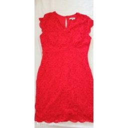 Robe courte Morgan Robe dentelle Morgan Rouge