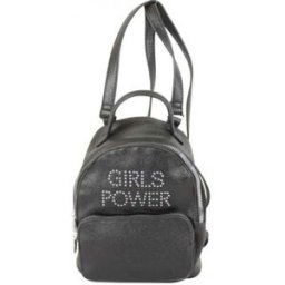 Sac à main Girls Power Petit sac à dos Star clouté effet pailleté Noir Multicolore