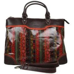 Sac à main Patrick Blanc Porte documents / ordinateur tablette multicolore Orange