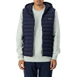 Blouson Teddy Smith Doudoune TERRY HOOD Total Navy Bleu