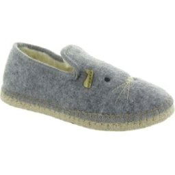 Chaussons La Maison De L'espadrille F4131 CHARENTAISE CHAT Gris