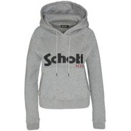 Sweat-shirt Schott Sweatshirt à capuche femme SW GINGER 2 W Heather Grey Gris