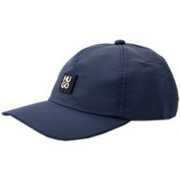 Casquette BOSS CASQUETTE IMPERMÉABLE BLEU MARINE À LOGO MÉTALLIQUE REV Bleu