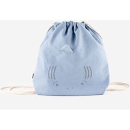 Sac V Things SAC À DOS À CORDES COTON ECO MOTIF ANIMALIER Bleu