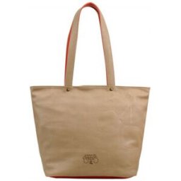 Sac Le Temps des Cerises Sac Elegance 2 Taupe/Mandarine Beige