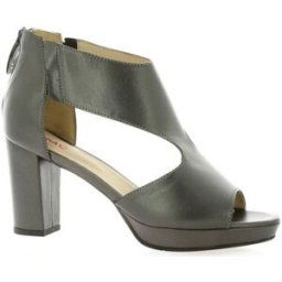 Sandales Vidi Studio Nu pieds cuir laminé Marron