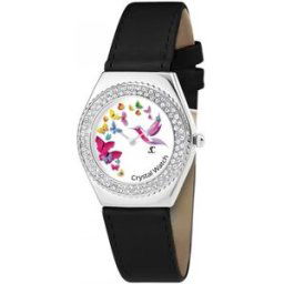 Montre Sc Crystal MF316-PAPILLON-COLIBRI+BRACELET006 Noir