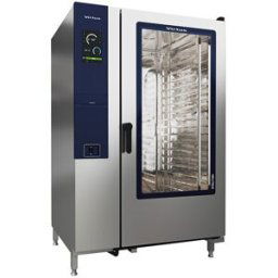 Virtus Group Four Mixte à Gaz à Vapeur Avec Chauffe-Eau Et Système De Nettoyage Automatique - 20 x GN2/1 - Virtus