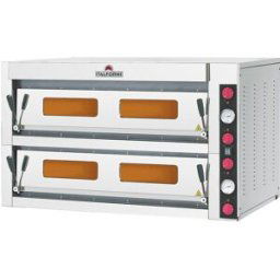 Four à Pizza Double Electrique pour Pro - Commandes Mécaniques - 18 Pizzas - Italforni